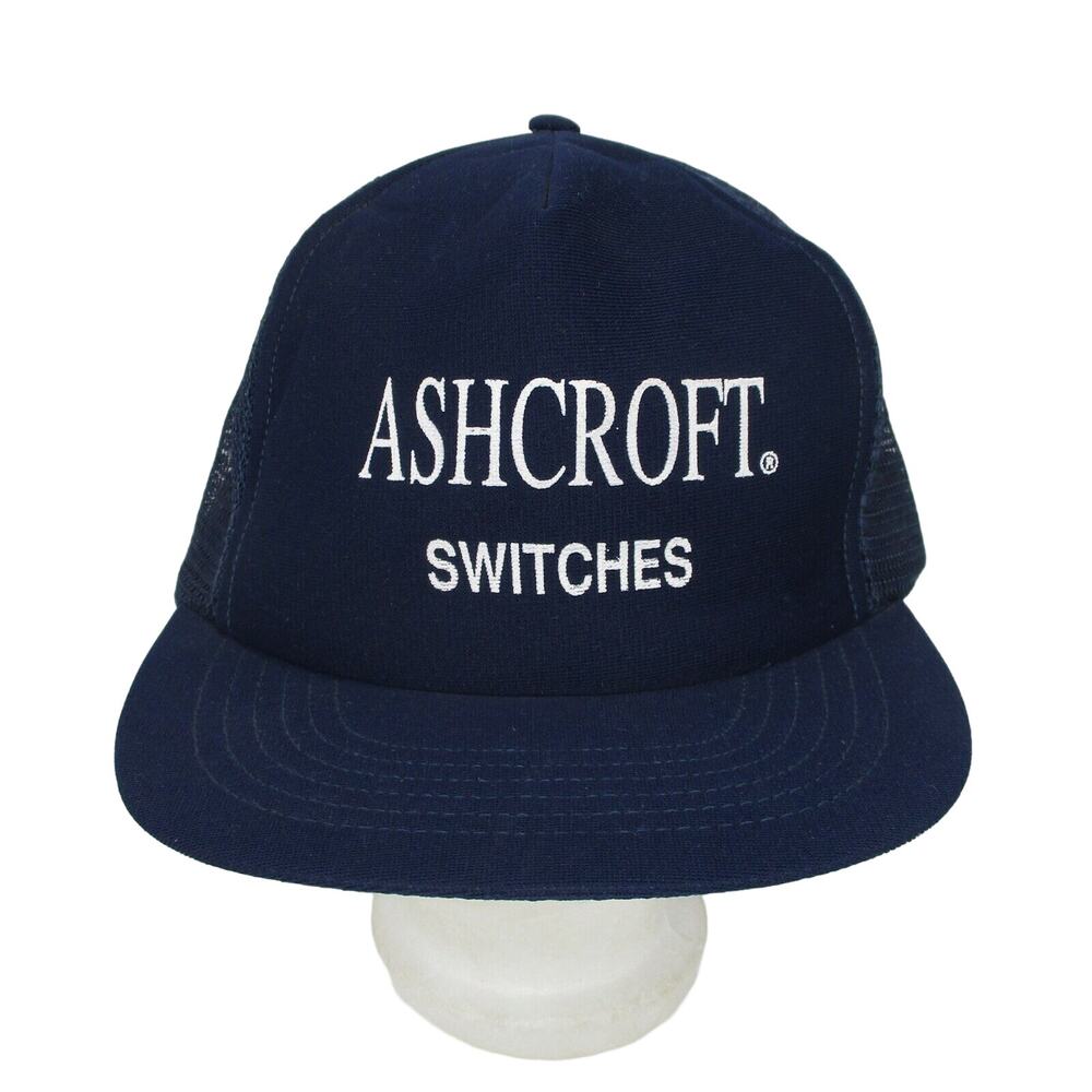 Vintage Ashcroft Switches Snapback Mesh Back Hat by SKM